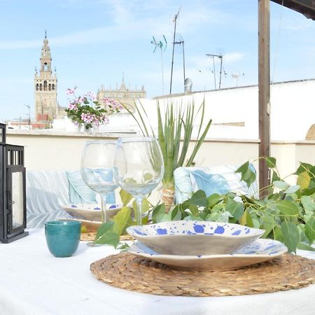 Homeyseville-Amazing Penthouse Giralda Views 8 Pax, Parking Optional Kültér fotó