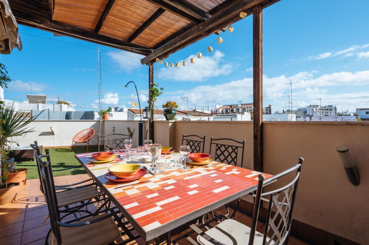 Homeyseville-Amazing Penthouse Giralda Views 8 Pax, Parking Optional Kültér fotó